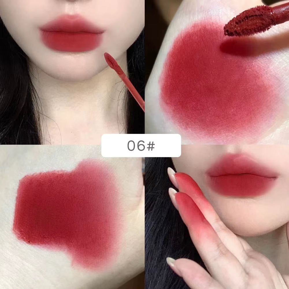 Rabbit Lip Glaze, Matte Velvet Lip Clay Long-Lasting Color Non-Drying Lipstick