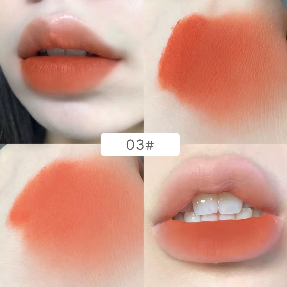 Rabbit Lip Glaze, Matte Velvet Lip Clay Long-Lasting Color Non-Drying Lipstick