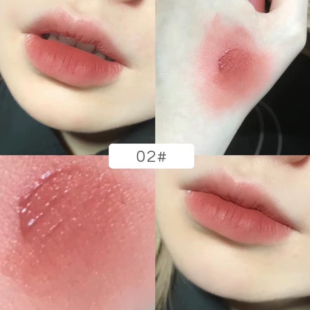 Rabbit Lip Glaze, Matte Velvet Lip Clay Long-Lasting Color Non-Drying Lipstick